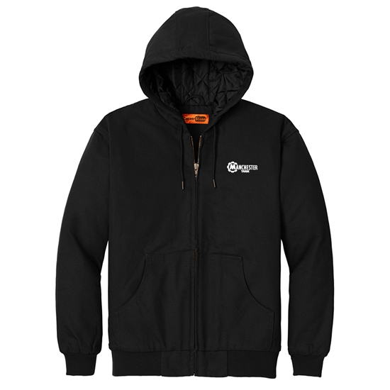 Duck Cloth Hooded Work Jacket - MT16-Black